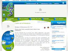 Tablet Screenshot of cc-descombes.fr